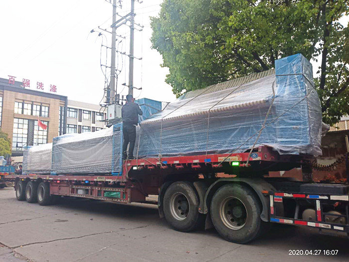昨日百?gòu)?qiáng) 分批發(fā)貨洗滌設(shè)備至云南陜西安徽三省