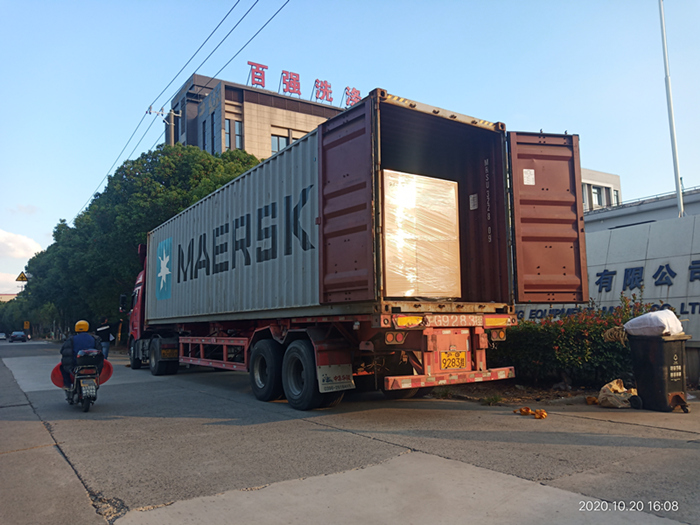 百強工業洗衣機烘干機出口韓國